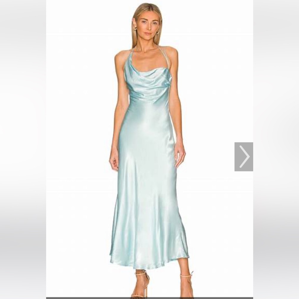 NWT Bardot Astrid Midi Slip Dress in Mint